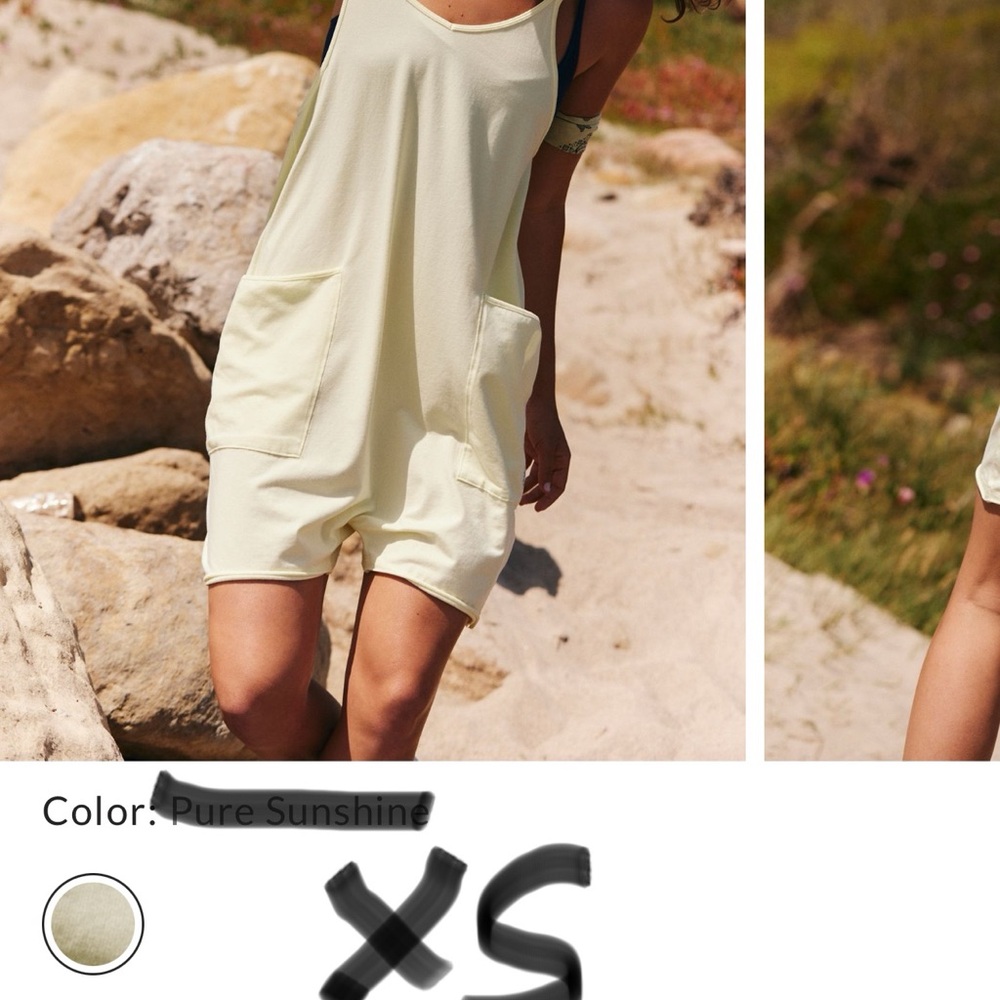 Free People Hot Shot Onsie Romper -